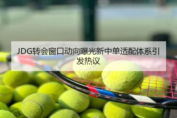 JDG转会窗口动向曝光新中单适配体系引发热议